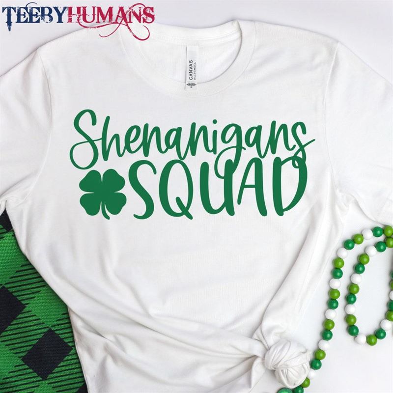 Shenanigans Squad Shirt Matching St Patricks Day Shirts Patrick Classic Sweatshirt