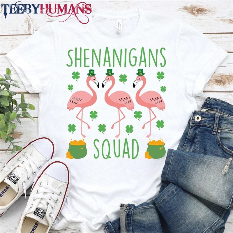 Shenanigans Squad Shirt St Patricks Day Group Drinking Shirts Hoodie Unisex