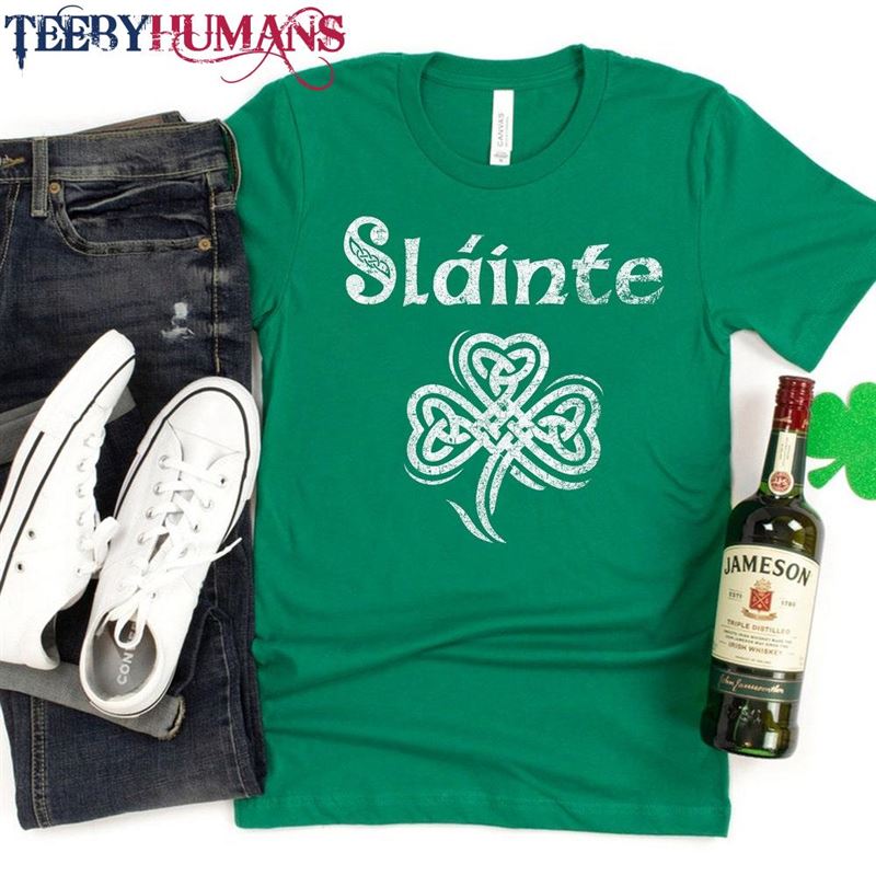 Slainte Shirt Irish St Patrick Hoodie T-Shirt