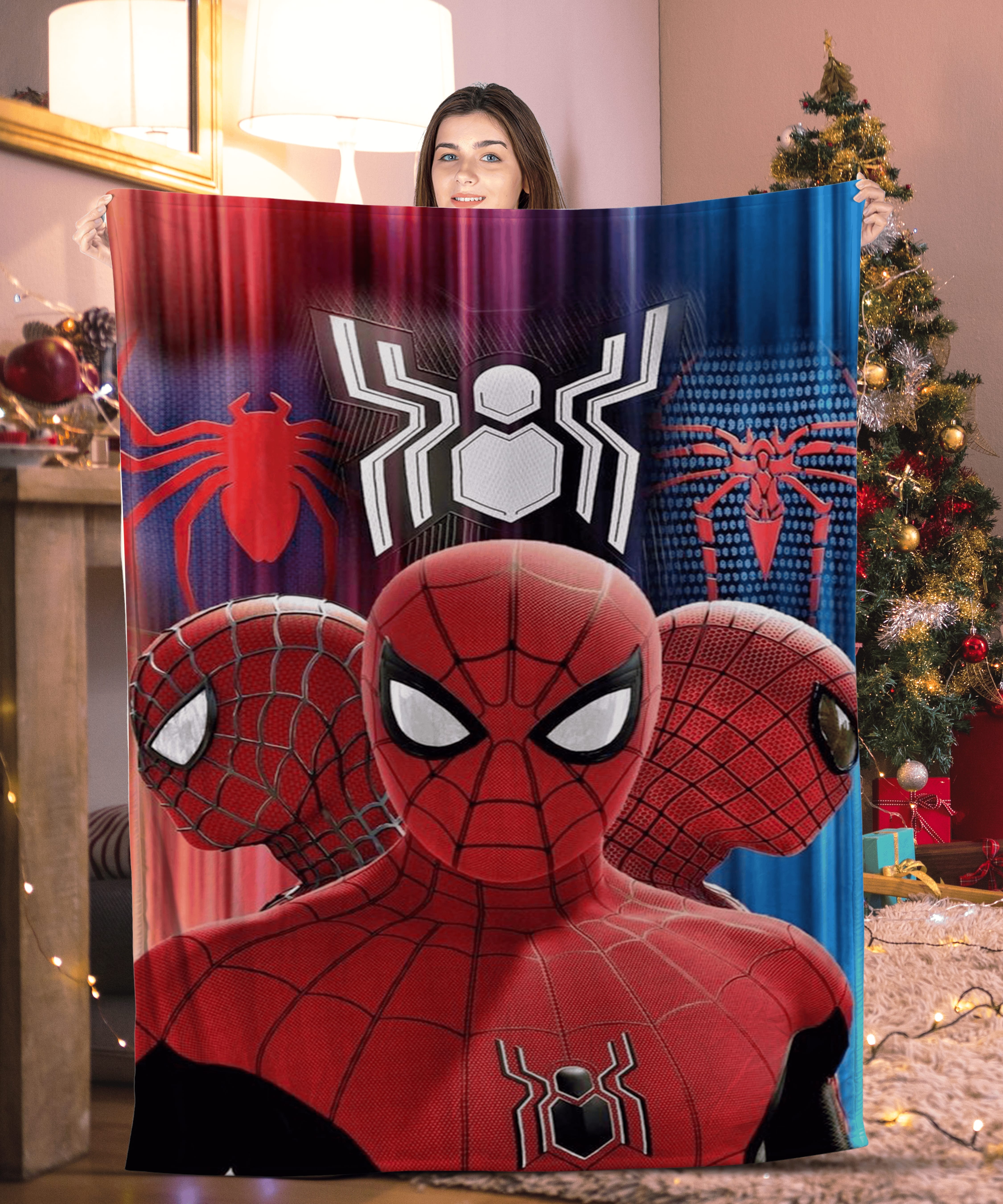 Spider Logo Spider Man Blanket