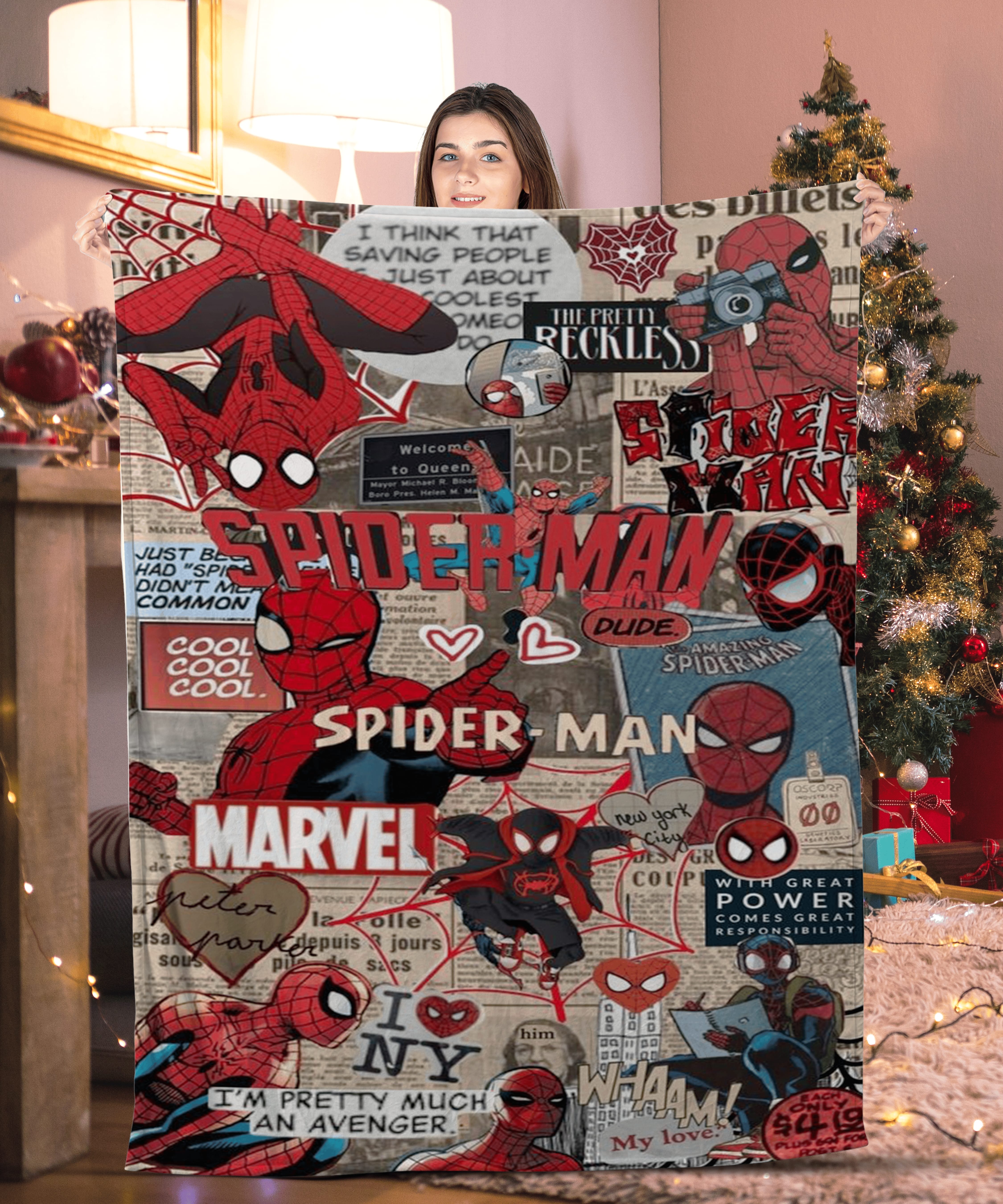 Spider Man COOL COOL COOL BLanket