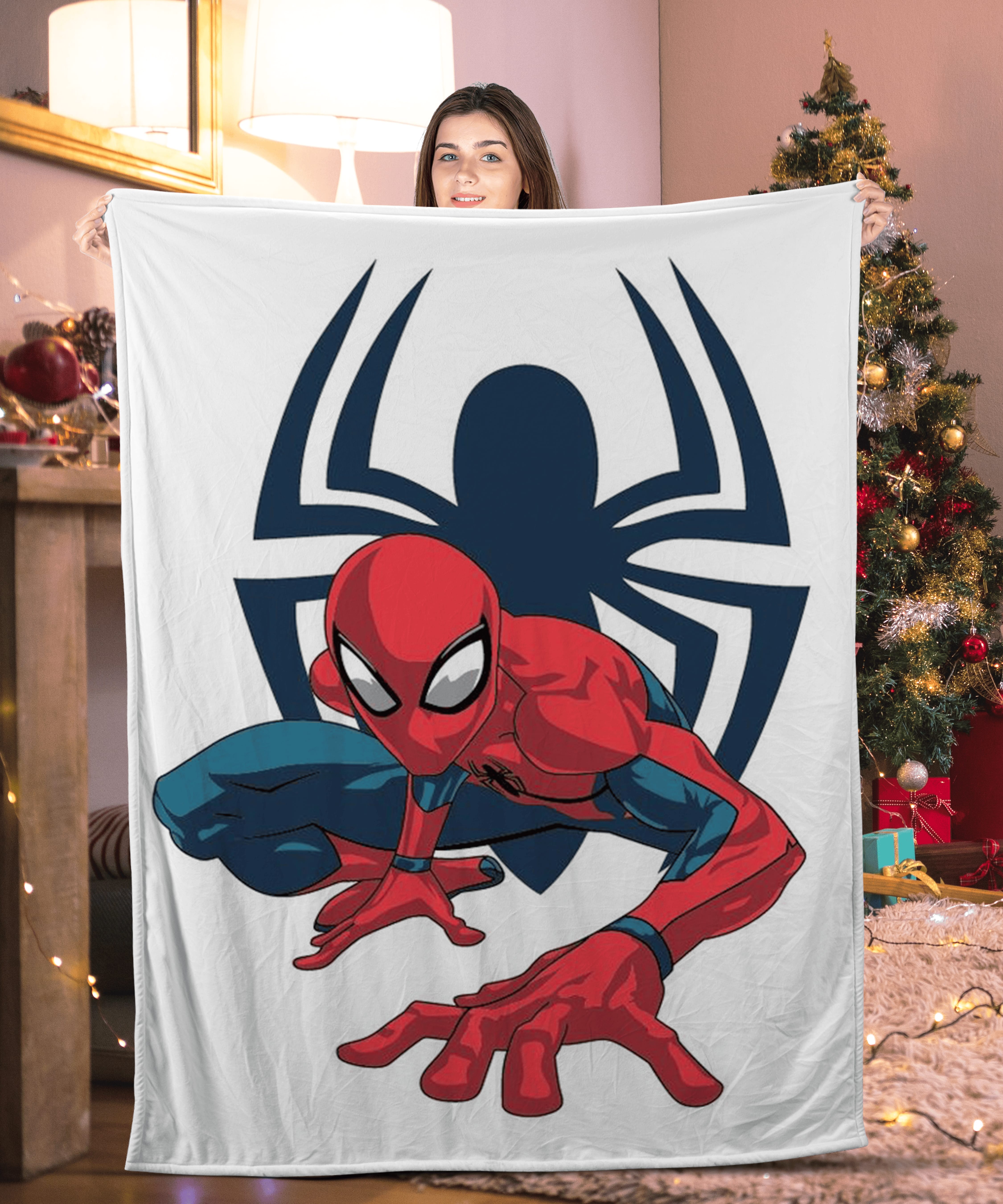 Spider Man Logo BLanket