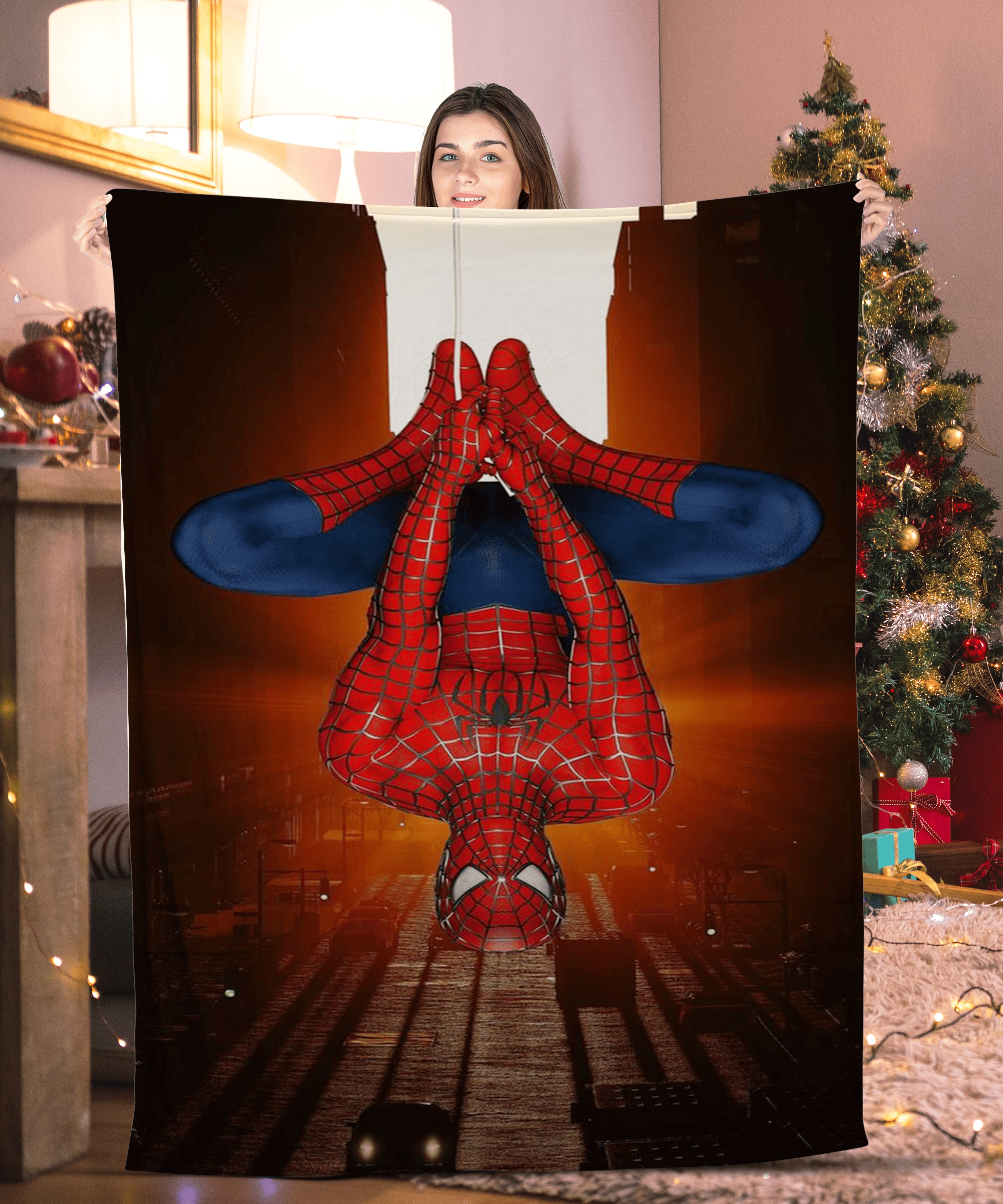 Spider Man Swing Blanket