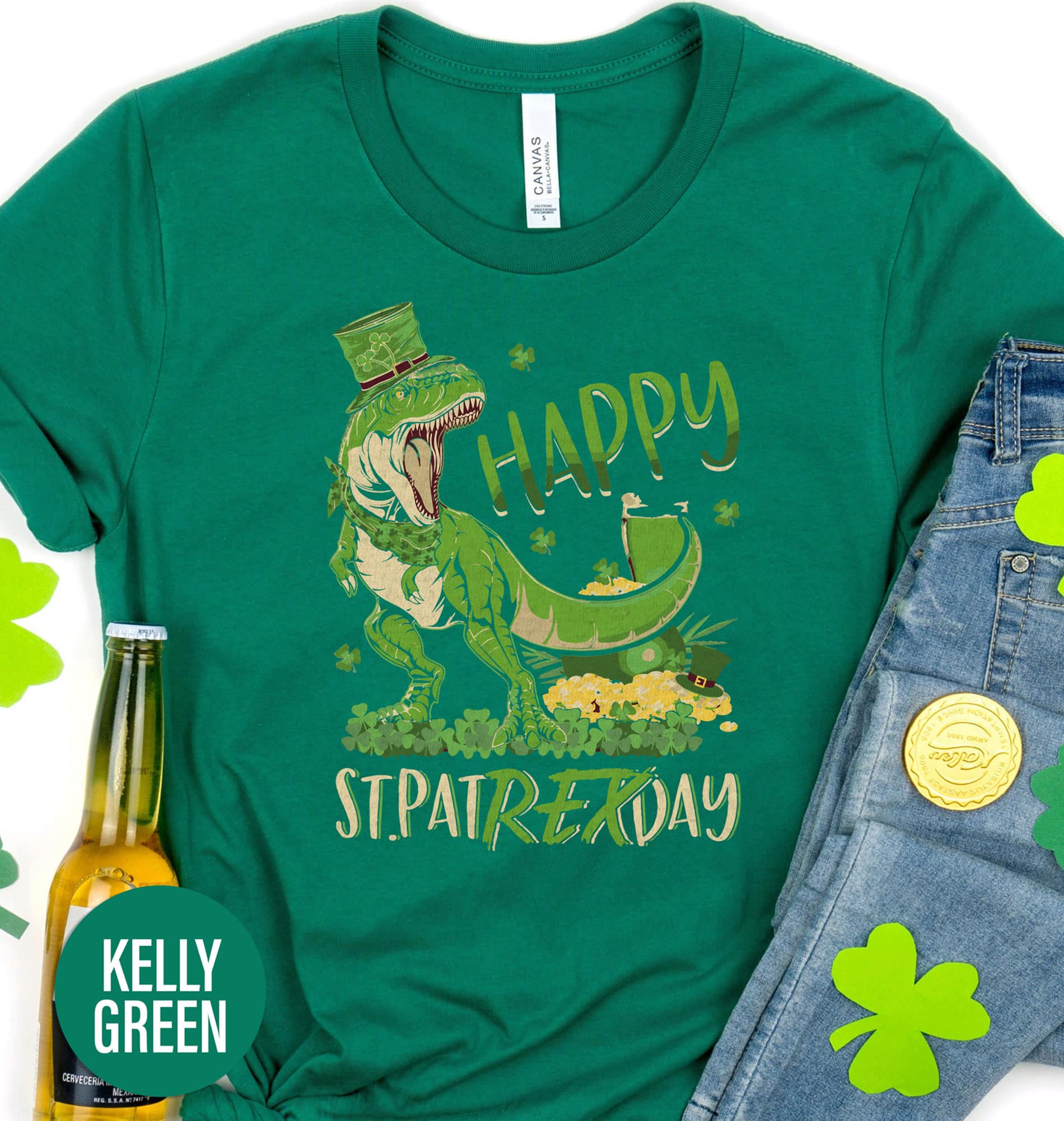 St PatREXday St. Patrick’s Day T shirt