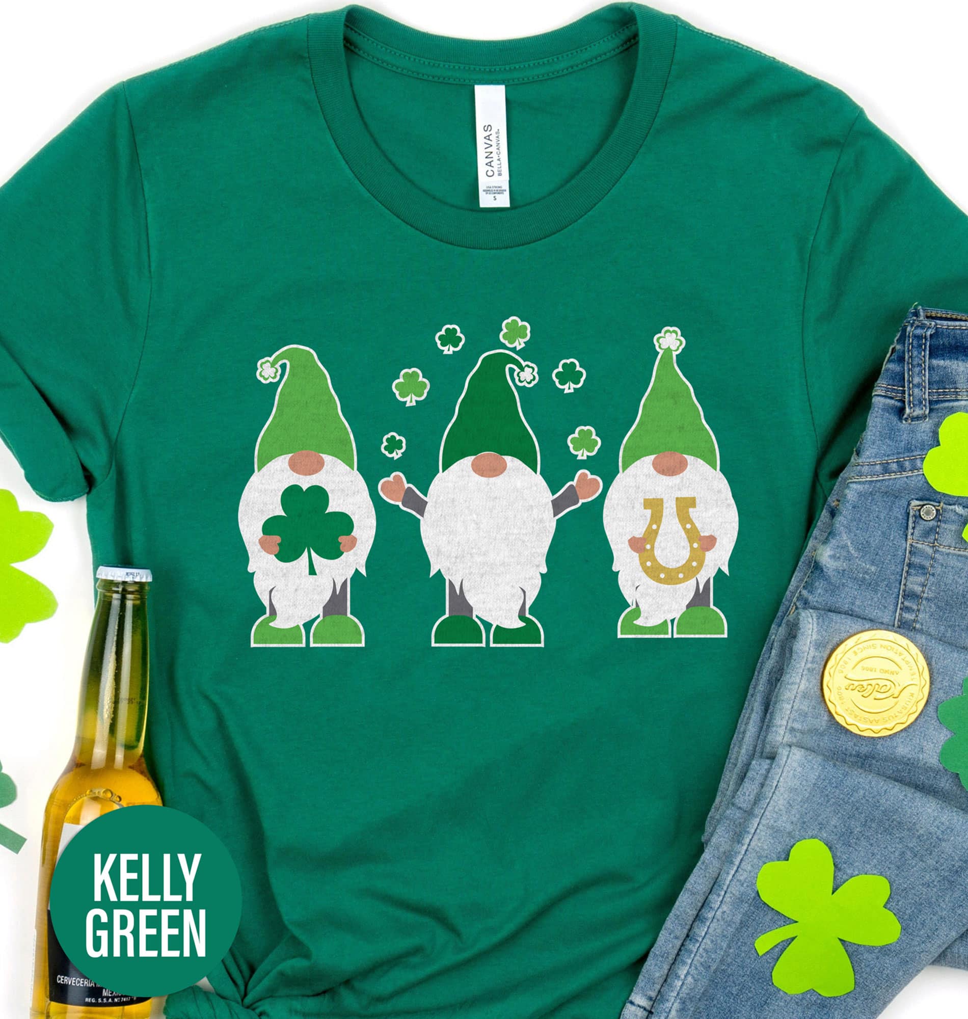 St Patrick Gnomes St. Patrick’s Day T shirt