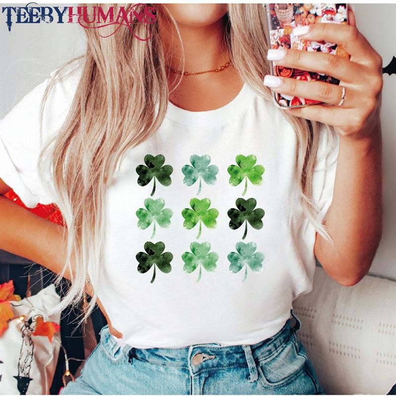 St Patricks Day Clover Shirt Shamrocks Patrick’s T-Shirt Unisex Classic