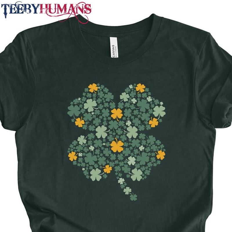 St Patrick’s Day Four Leaf Clover Hoodie Sweatshirt