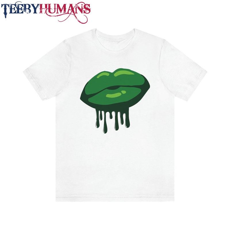 St Patrick’s Day Green Lips Unisex Jersey Short Sleeve Tee Hoodie Classic