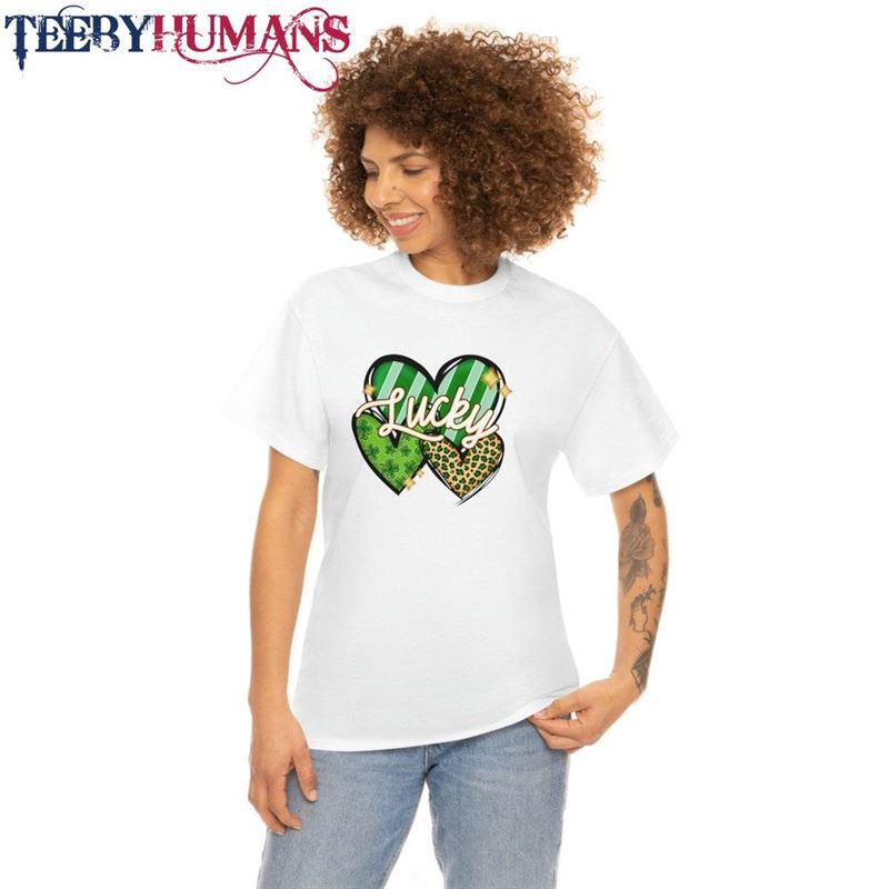 St Patrick’s Day Heart Shirt Patricks Lucky Clover Sweatshirt T-Shirt