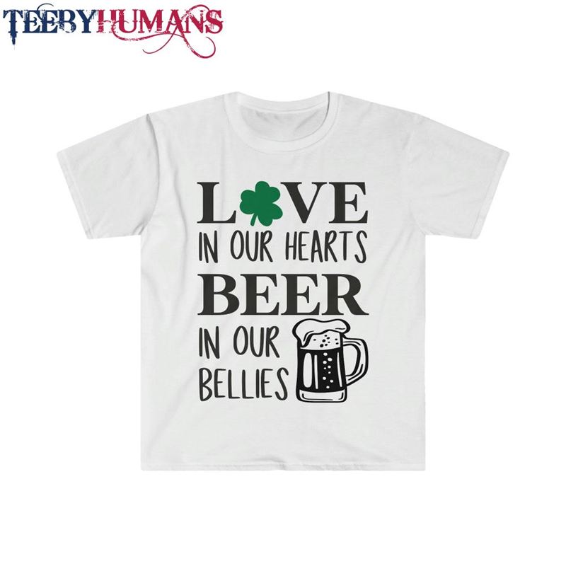 St Patrick’s Day Love In Our Hearts Unisex Softstyle T-Shirt