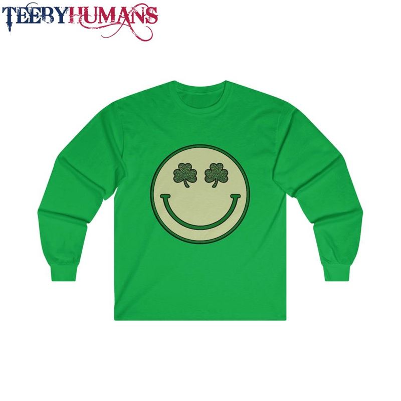 St Patricks Day Mens Shirt Patrick’s Smiley Face Patty Classic T-Shirt