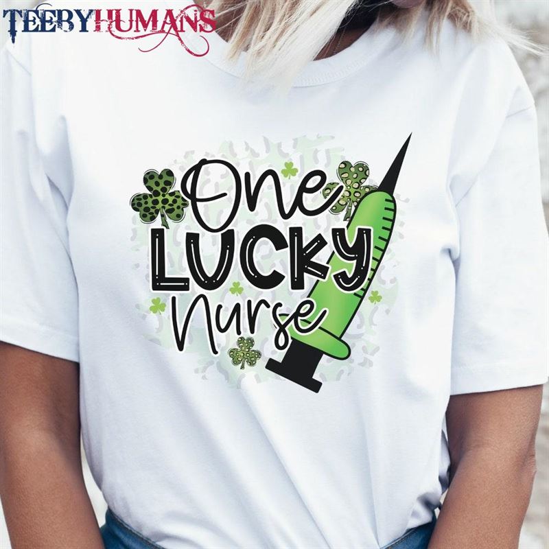 St Patricks Day Shirt Nurse One Lucky Classic T-Shirt