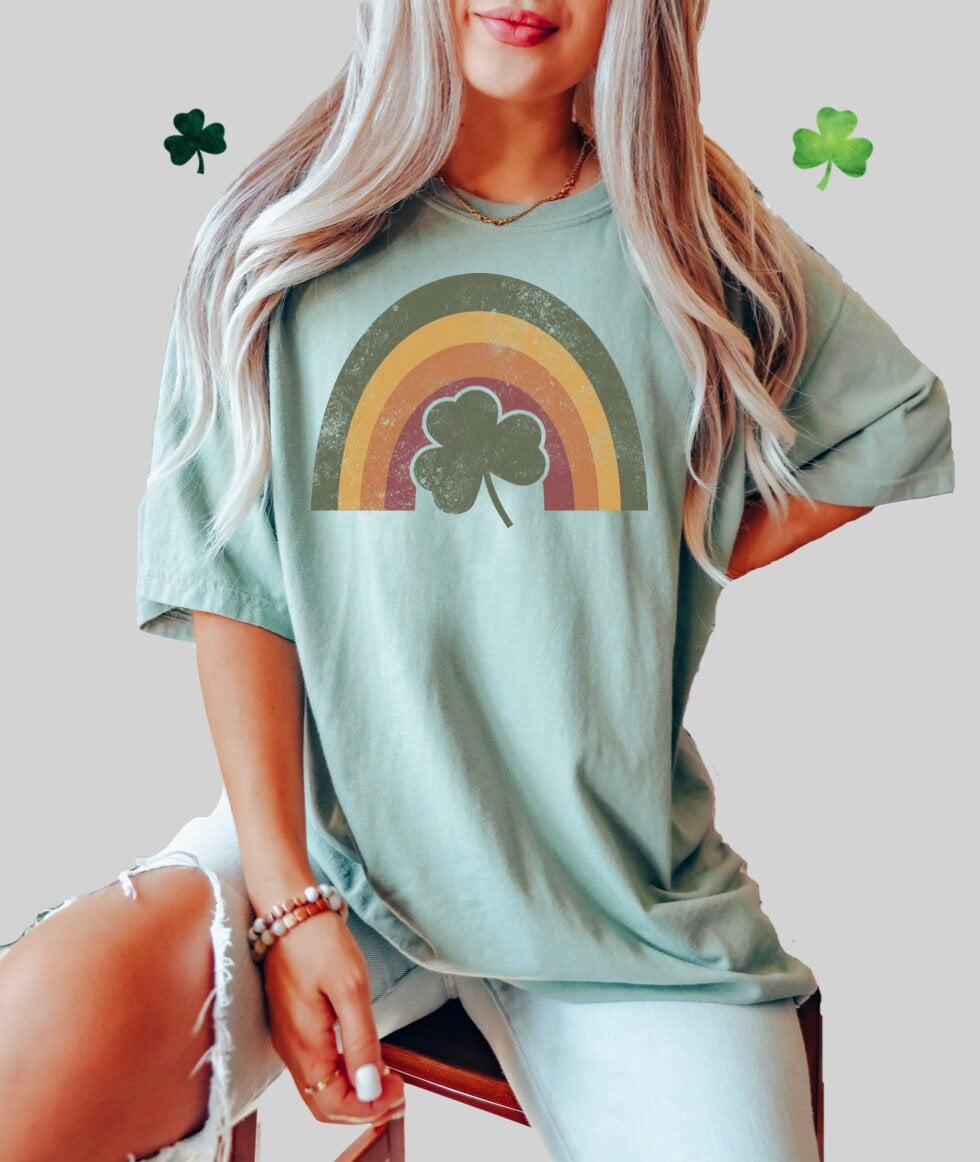 St. Patrick’s Day Shamrock Lucky Rainbow Irish Shirt