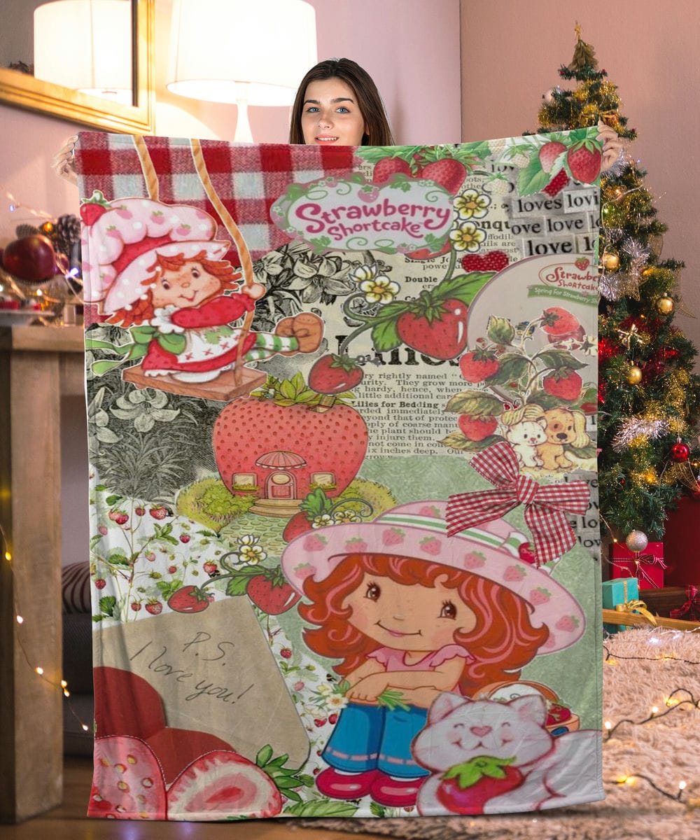 Strawberry Shortcake Strawberry Blanket