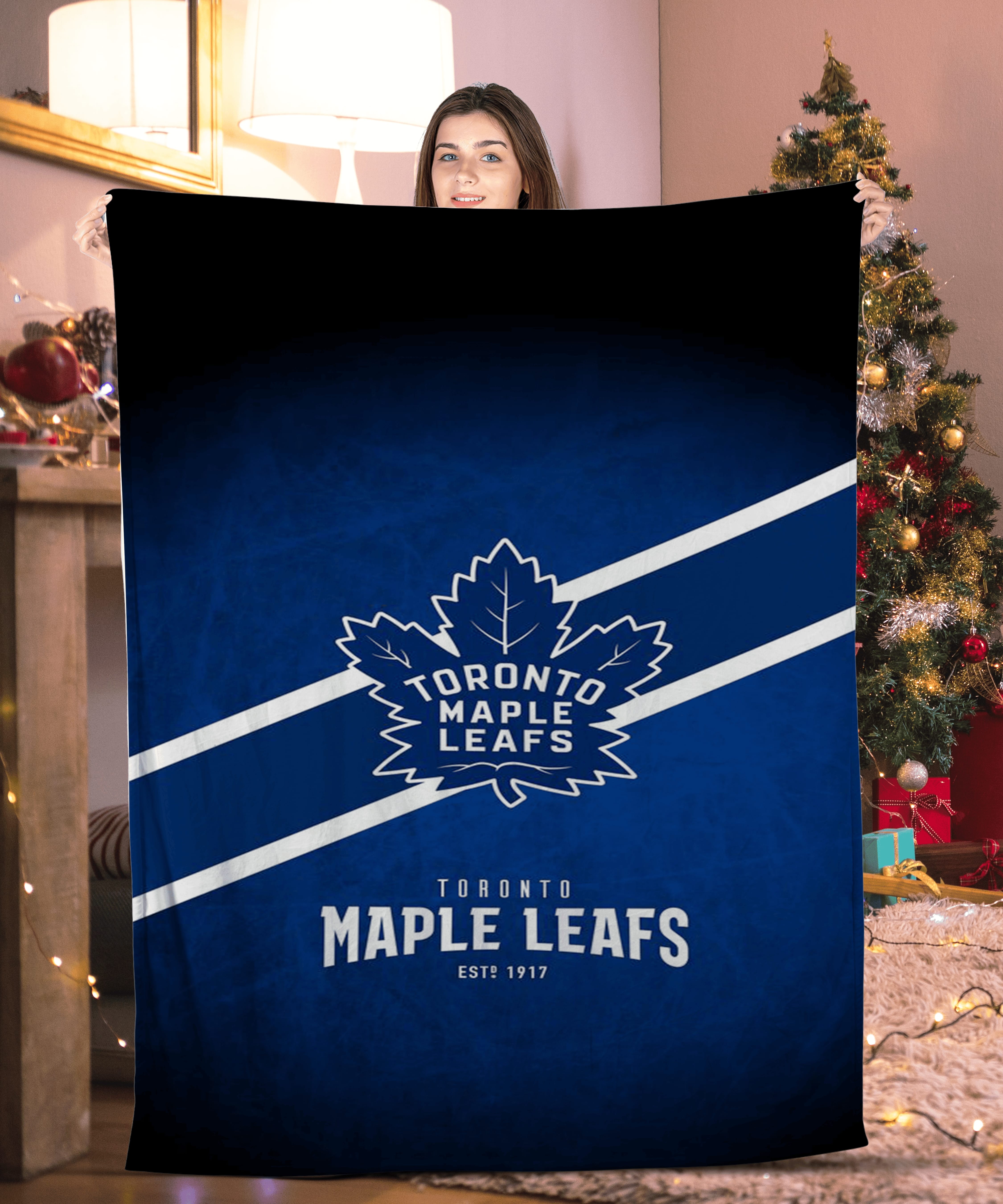 Toronto Maple Leafs EST 1917 BLanket