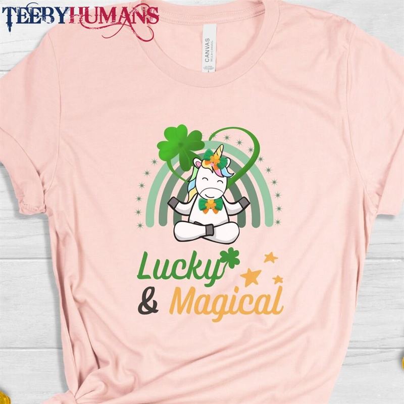 Unicorn St Patricks Day Shirt T-Shirt Unisex