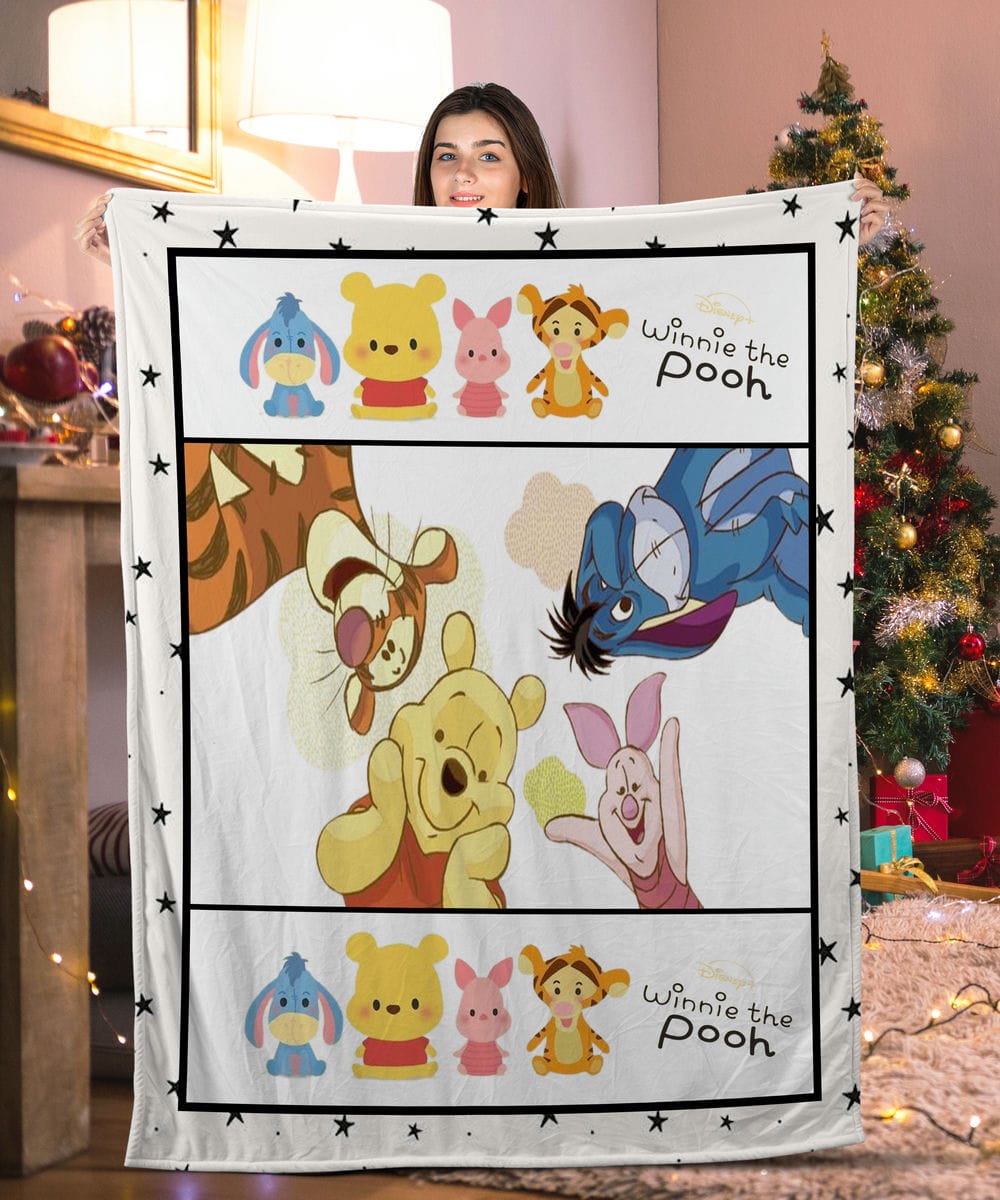 Winnie The Pooh with Friends Baby Version Blanket