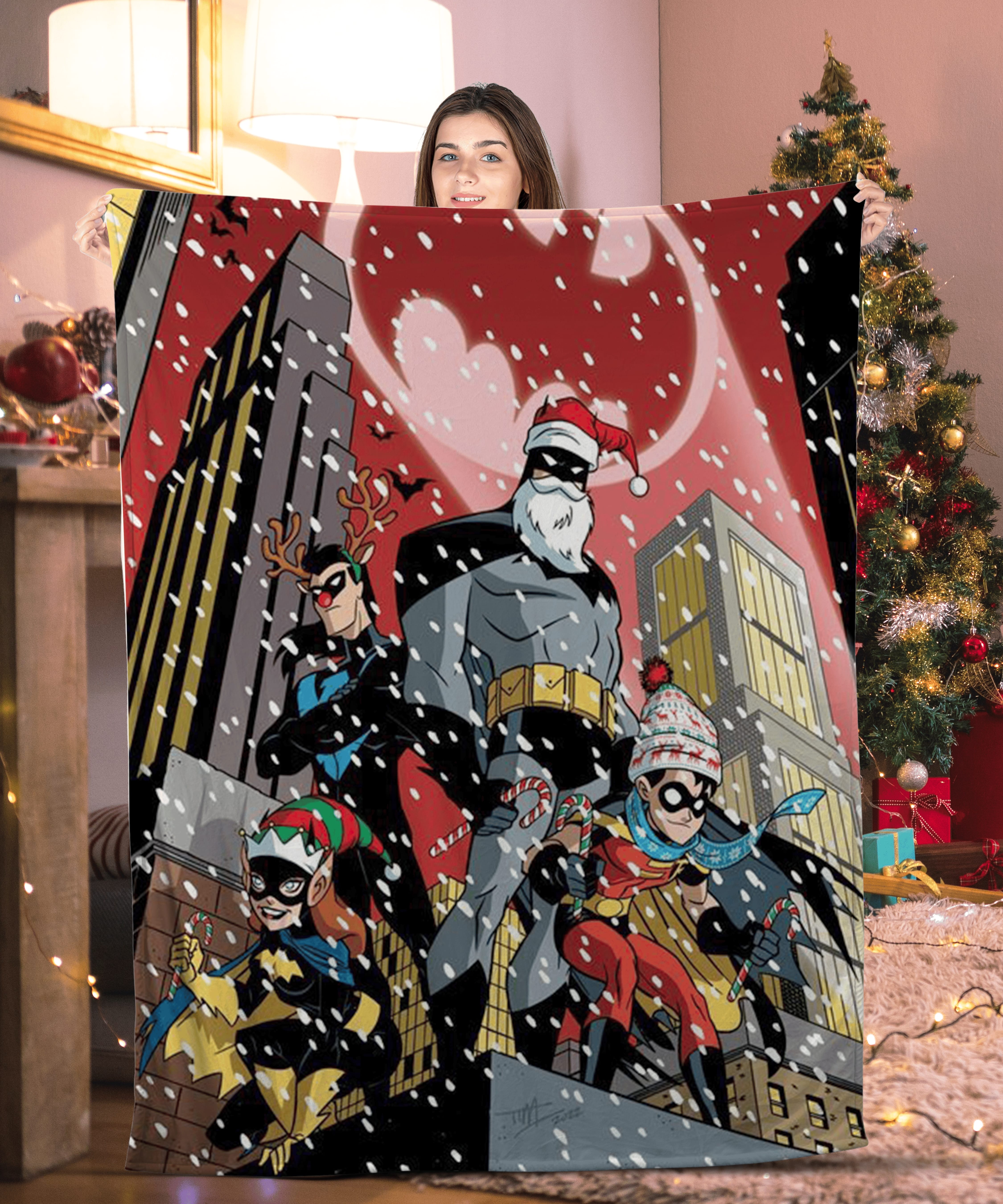 Winter Warriors Batman Blanket