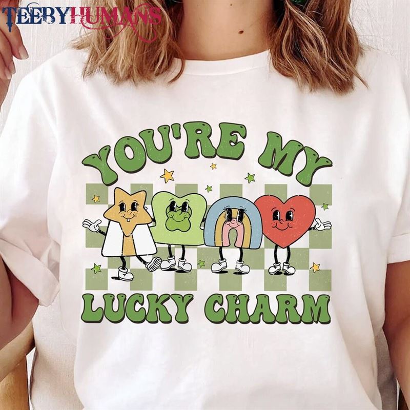 You’re My Lucky Charm Shirt Retro Groovy St Patricks Day Classic T-Shirt