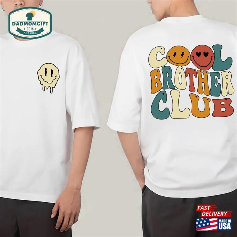 2 Side Cool Dads Club Shirt Daddy Brother Sweatshirt Hoodie