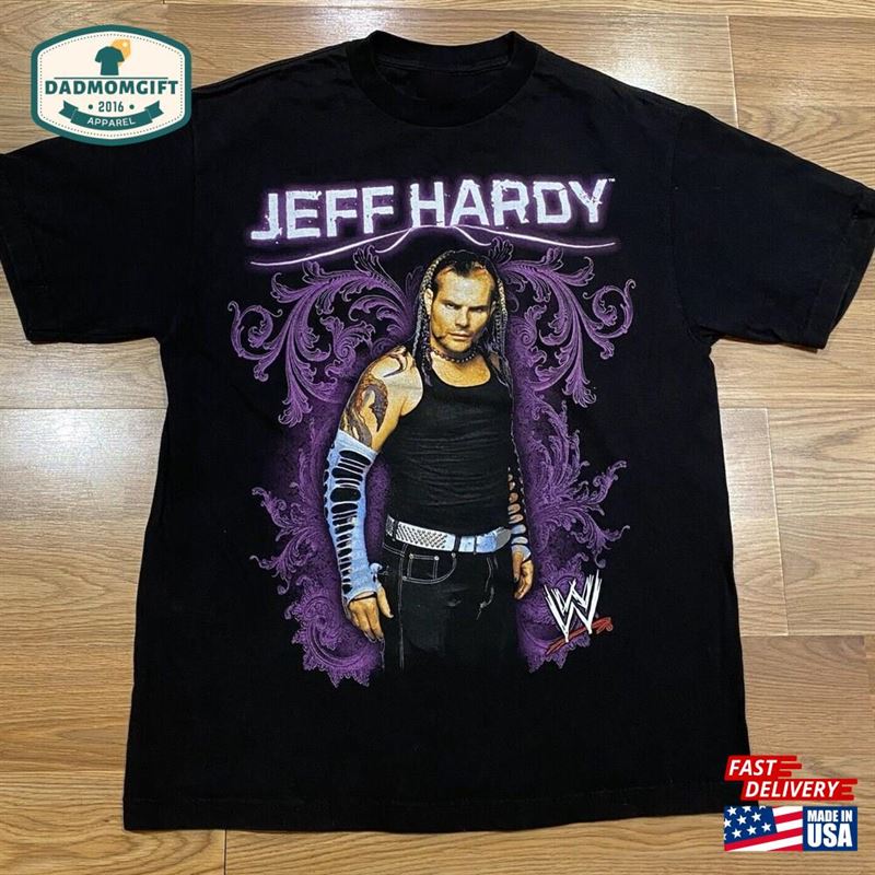 2007 Jeff Hardy Boyz Rock Wrestling T-Shirt The Shirt Classic Sweatshirt