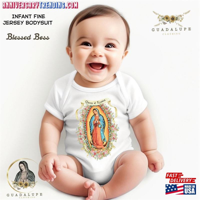 2023 Matching Family Group Our Lady Of Guadalupe T-Shirt Celebration Virgen De 492 Aniversary Mom And Me Unisex Classic – Bipubunny Store