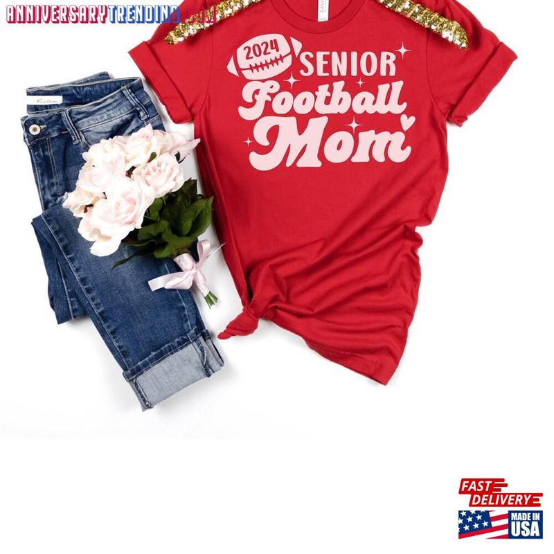 2024 Senior Mom Football Player T-Shirt Classic – Bipubunny Store