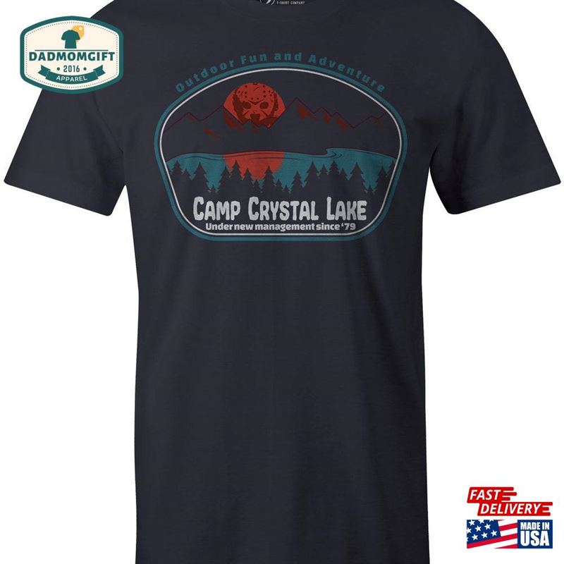 9 Crowns Tees Camp Crystal Lake Blood Funny Jason T-Shirt Mens Sweatshirt Classic