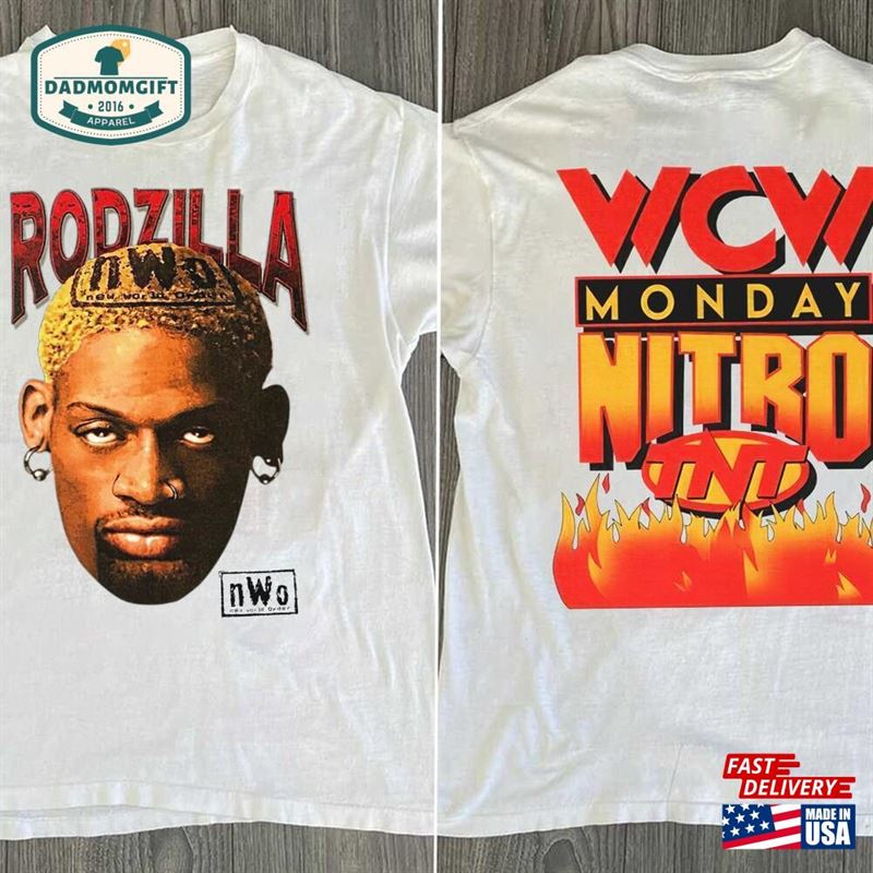 90’S Rodzilla Dennis Rodman N W O T-Shirt Shirt Unisex Sweatshirt