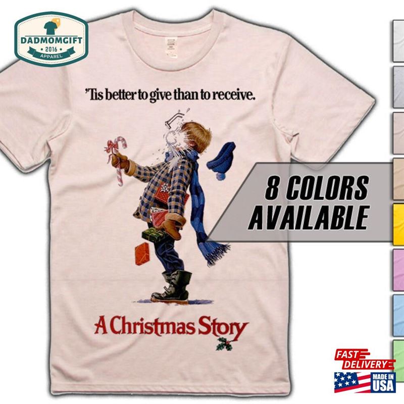 A Christmas Story V2 Movie T-Shirt 8 Colors Sizes S 5Xl Vintage Look Soft Cotton Classic