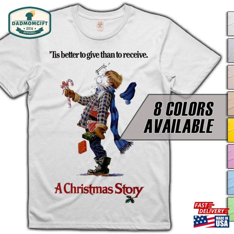 A Christmas Story V2 Movie T-Shirt 8 Colors Sizes S 5Xl Vintage Look Soft Cotton Classic