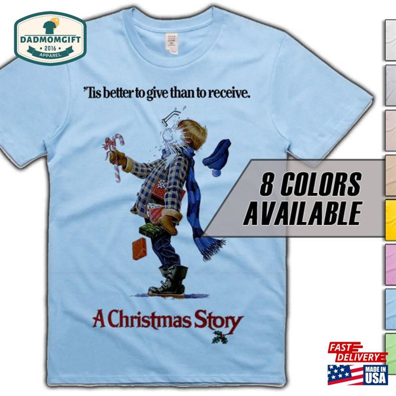 A Christmas Story V2 Movie T-Shirt 8 Colors Sizes S 5Xl Vintage Look Soft Cotton Classic