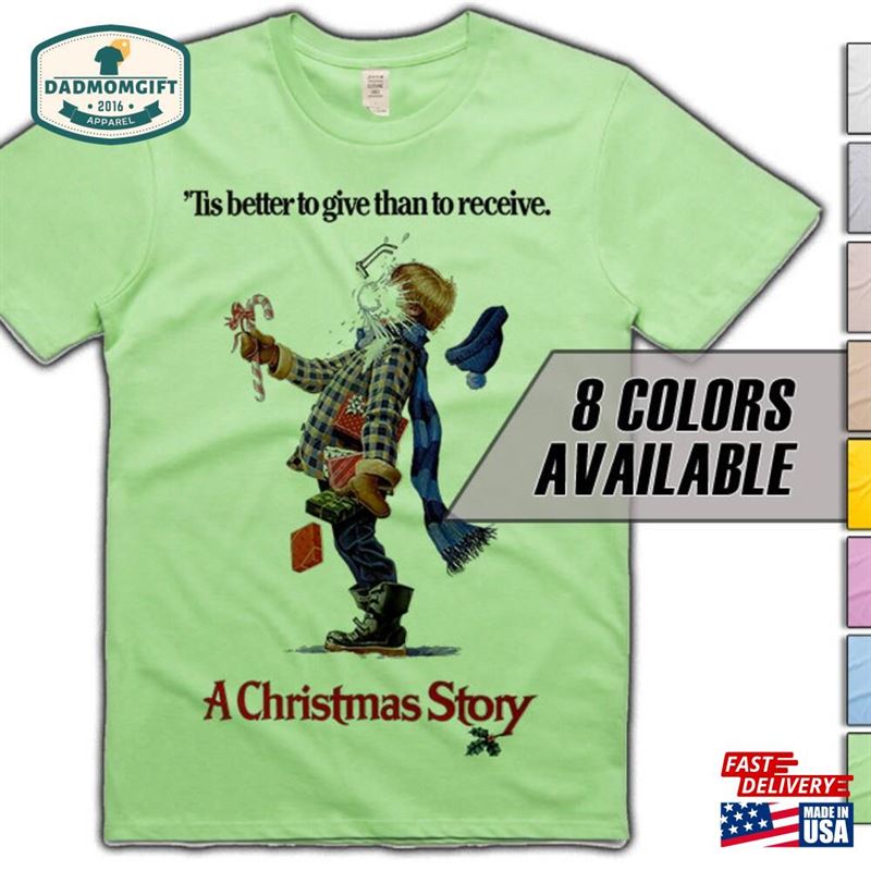 A Christmas Story V2 Movie T-Shirt 8 Colors Sizes S 5Xl Vintage Look Soft Cotton Classic