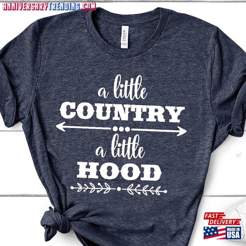 A Little Country Hood Shirt Girl Mom T-Shirt Classic – Bipubunny Store