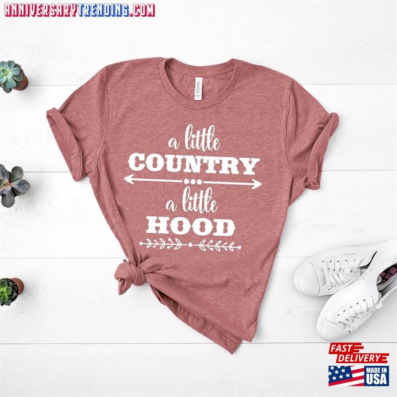 A Little Country Hood Shirt Girl Mom T-Shirt Classic – Bipubunny Store