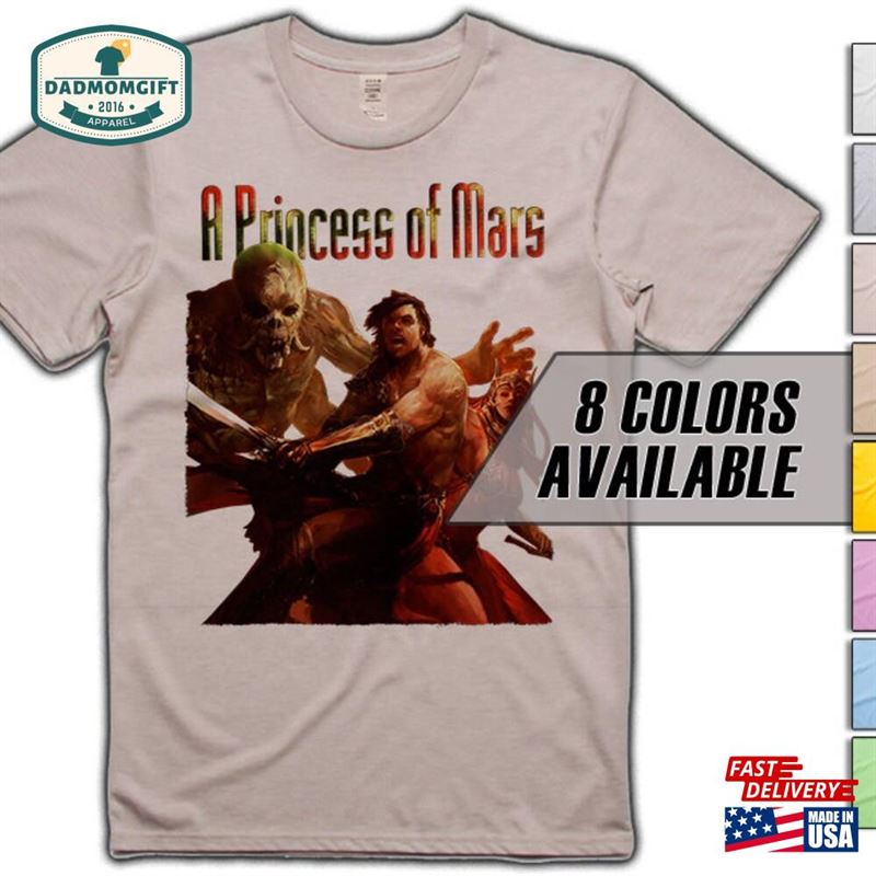 A Princess Of Mars V10 Movie T-Shirt 8 Colors Sizes S 5Xl Vintage Look Soft Cotton Sweatshirt Unisex