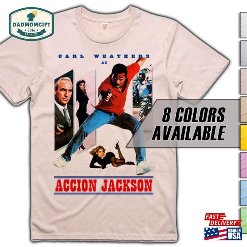 Accion Jackson V1 Movie T-Shirt 8 Colors Sizes S 5Xl Vintage Look Soft Cotton Hoodie Classic