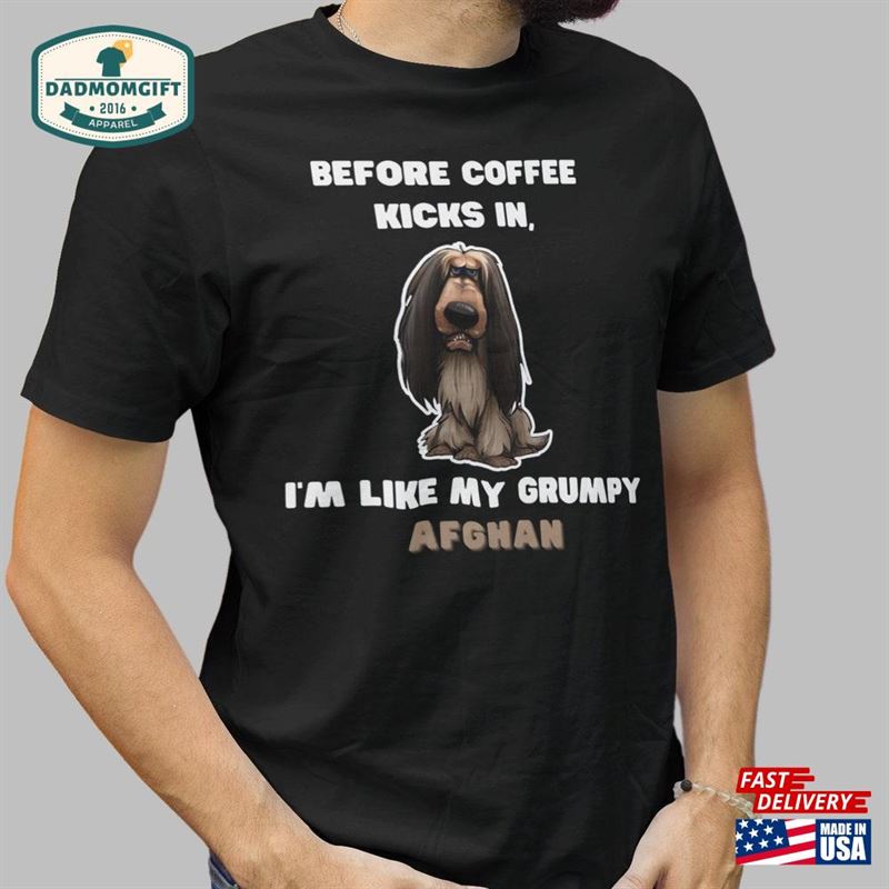 Afghan Hound T Shirt For Men And Women Gift Dog Lover Unisex T-Shirt