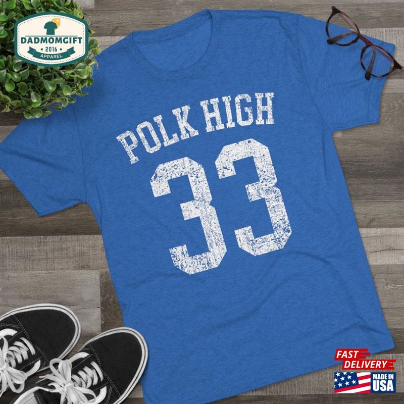 Al Bundy 33 Polk High Funny T-Shirt Gift For Married With Children Fan Next Level Tri Sweatshirt