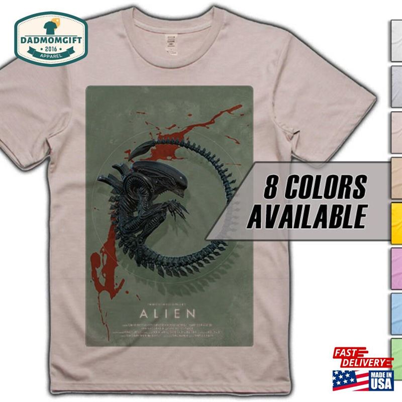 Alien V4 Movie T-Shirt 8 Colors Sizes S 5Xl Vintage Look Soft Cotton Classic
