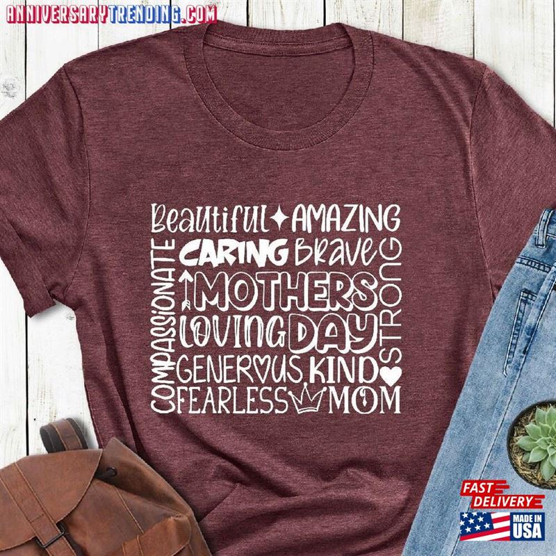 Amazing Mom Shirt Strong Tee Gift For T-Shirt Classic – Bipubunny Store