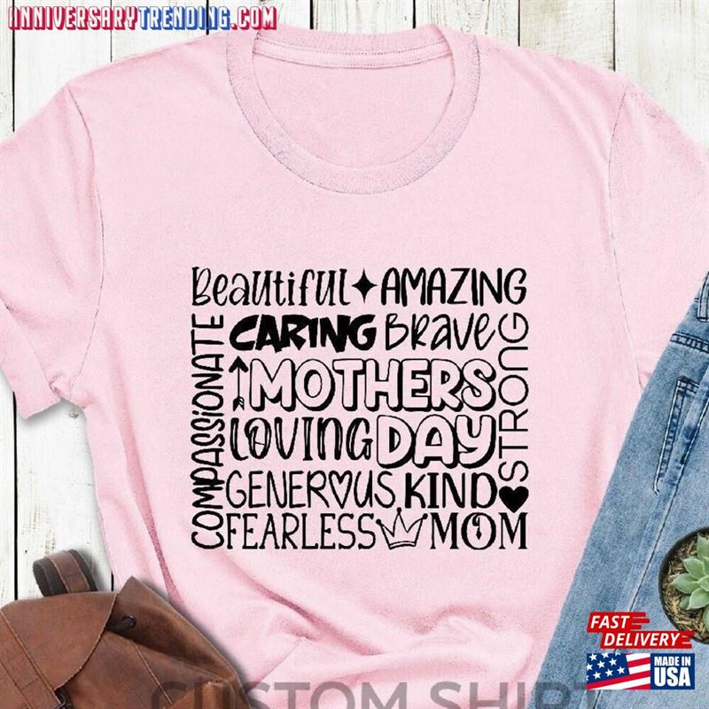 Amazing Mom Shirt Strong Tee Gift For T-Shirt Classic – Bipubunny Store