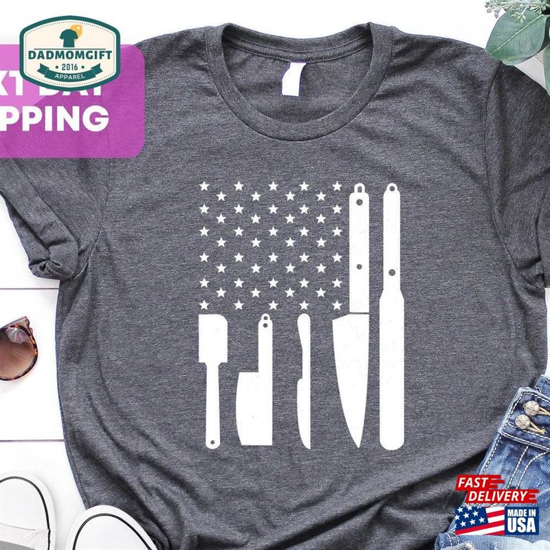 American Chef Shirt Gift Knives T-Shirt Sweatshirt