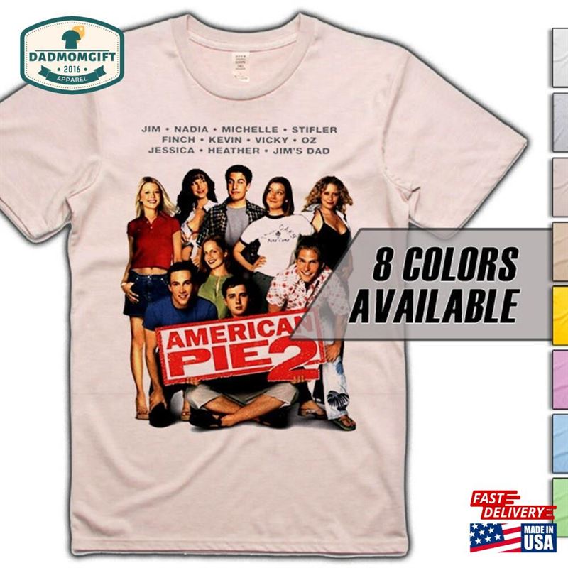 American Pie V1 Movie T-Shirt 8 Colors Sizes S 5Xl Vintage Look Soft Cotton Classic Unisex