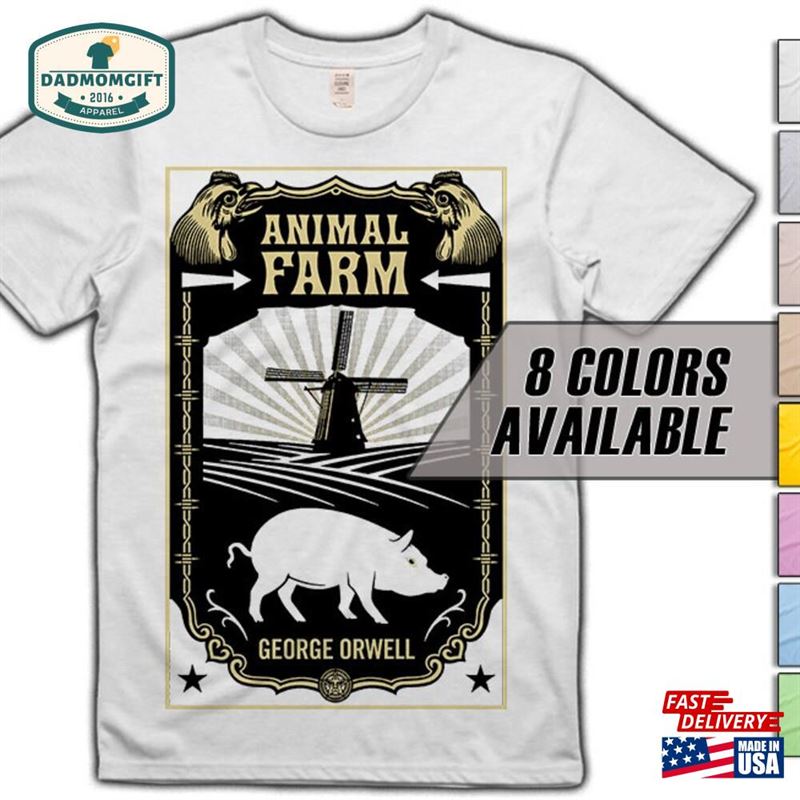 Animal Farm V1 Movie T-Shirt 8 Colors Sizes S 5Xl Vintage Look Soft Cotton Hoodie Sweatshirt