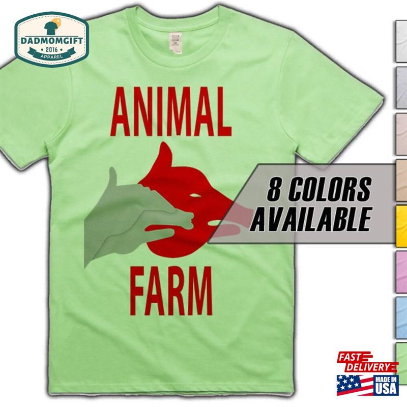 Animal Farm V2 Movie T-Shirt 8 Colors Sizes S 5Xl Vintage Look Soft Cotton Classic