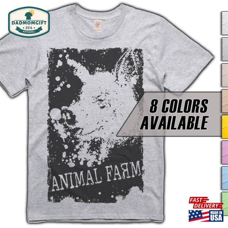 Animal Farm V3 Movie T-Shirt 8 Colors Sizes S 5Xl Vintage Look Soft Cotton Unisex Classic