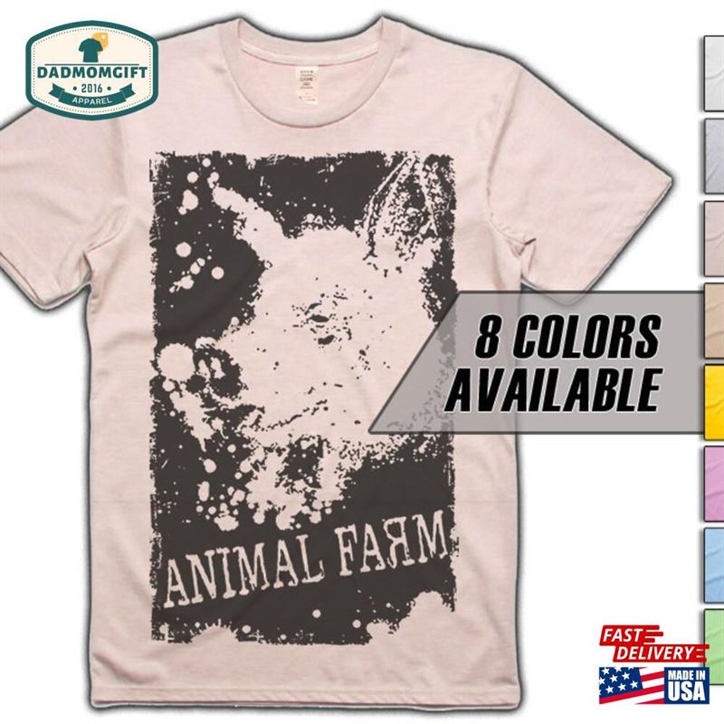 Animal Farm V3 Movie T-Shirt 8 Colors Sizes S 5Xl Vintage Look Soft Cotton Unisex Classic