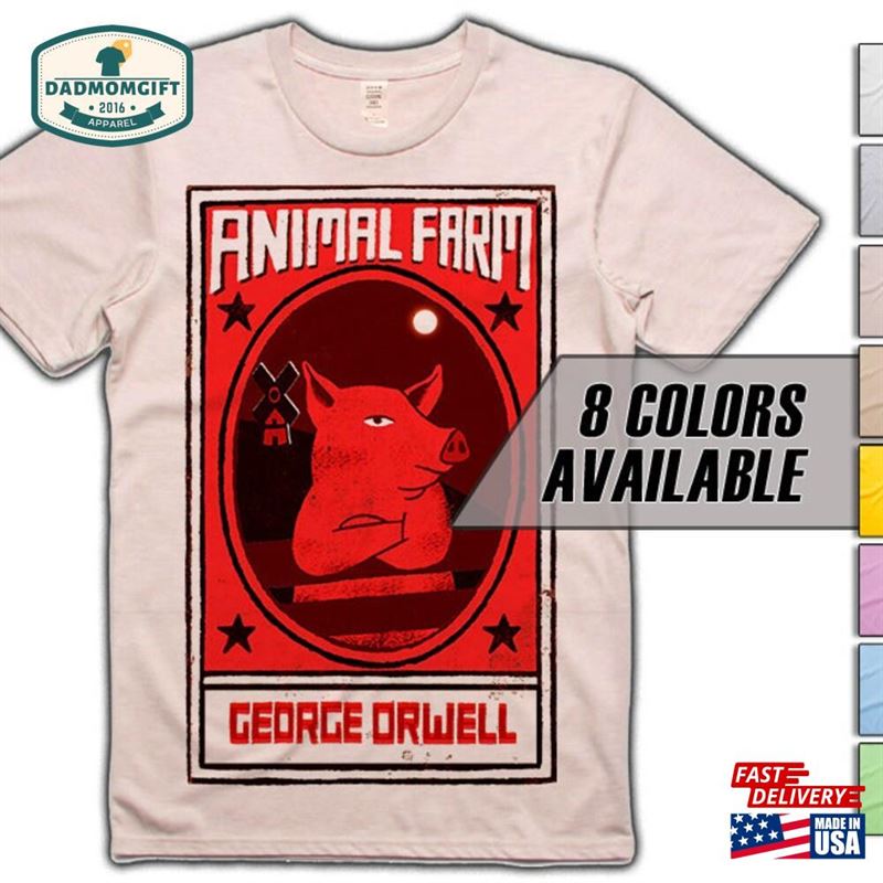 Animal Farm V4 Movie T-Shirt 8 Colors Sizes S 5Xl Vintage Look Soft Cotton Unisex Sweatshirt