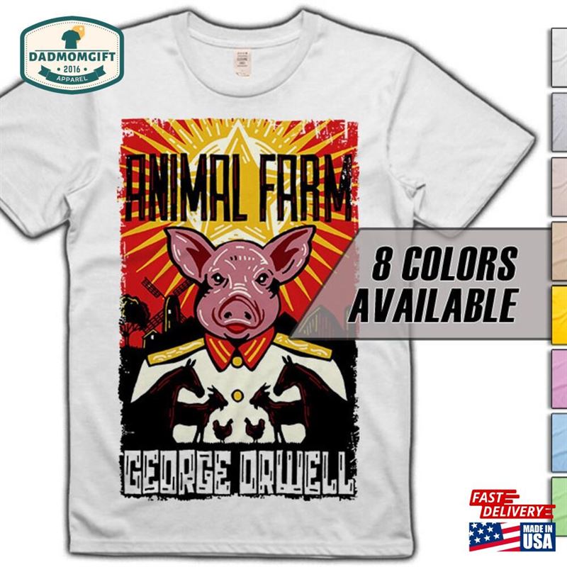 Animal Farm V5 Movie T-Shirt 8 Colors Sizes S 5Xl Vintage Look Soft Cotton Sweatshirt Hoodie